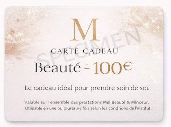 Carte Cadeau Beauté – 100€