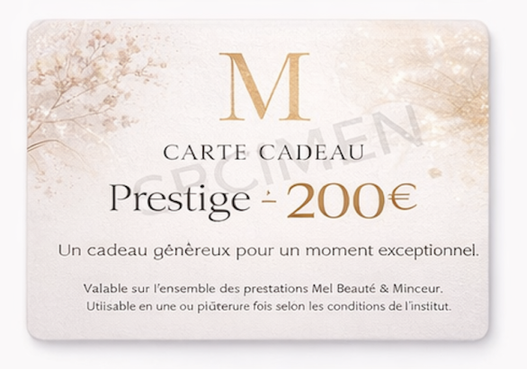 Carte Cadeau Prestige – 200€