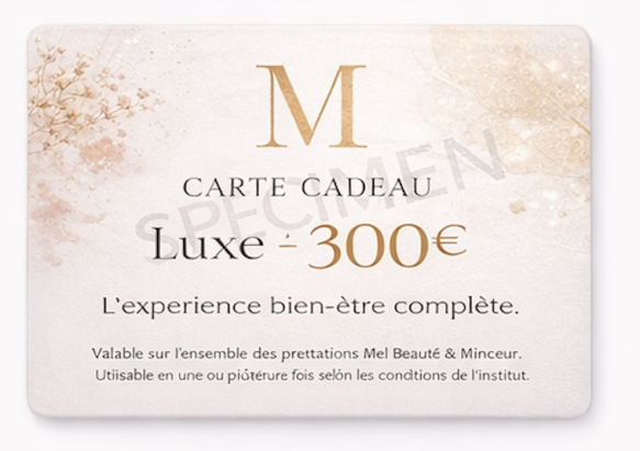 Carte Cadeau Luxe – 300€
