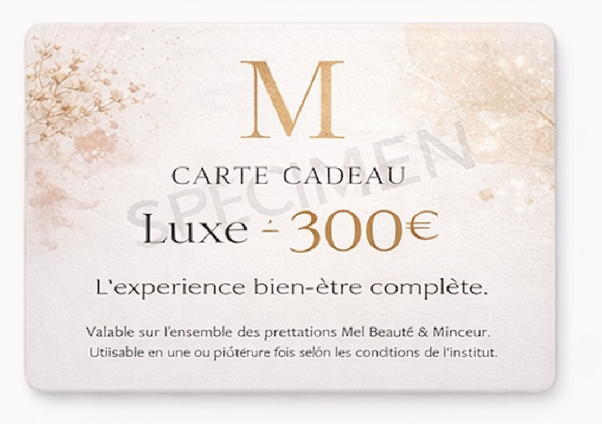 Carte Cadeau Luxe – 300€